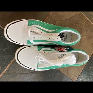 Blue/green vans
